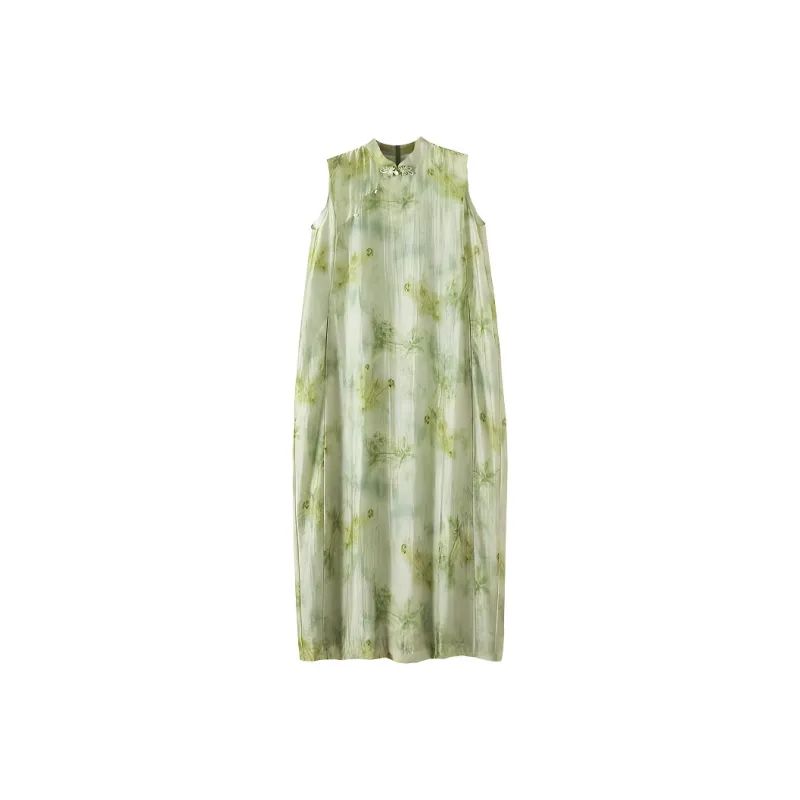 Late White Sleeveless Dress Women's-0