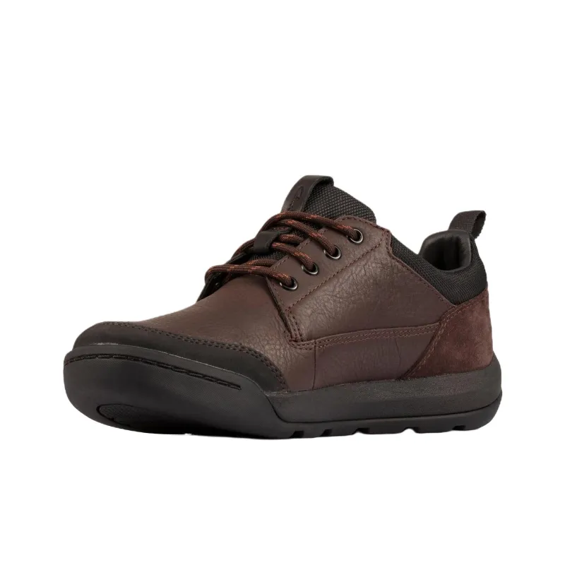 Clarks Ashcombe Lo GORE TEX Abrasion Resistant Waterproof And Breathable Low Top Casual Shoes Men's Brown-2