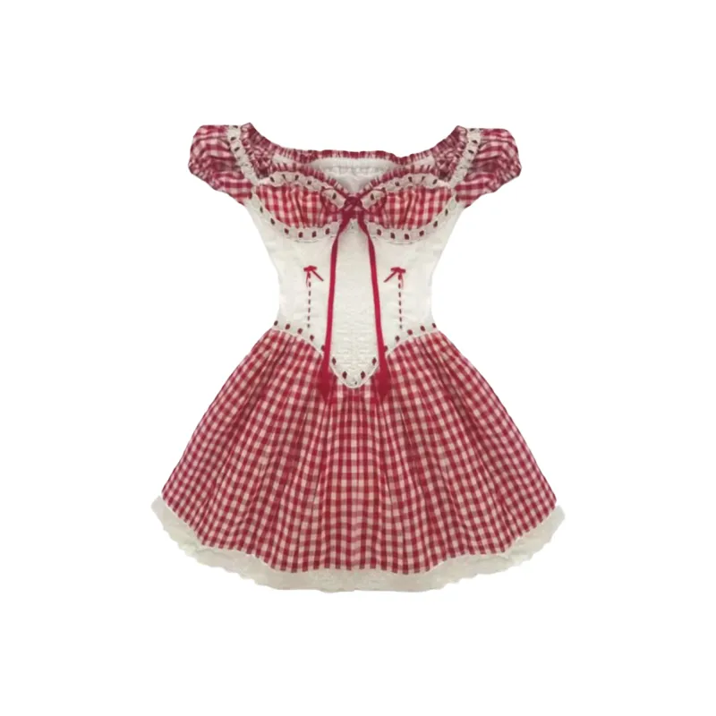 Peaches Peaches Short Sleeved Dress Women's-0
