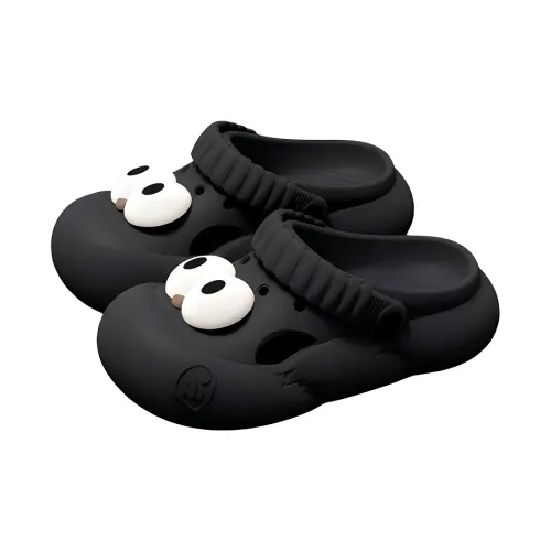 LUNNIFEIYA Slip on Lazy Beach Slippers For Home, Height Increasing, Comfortable, Cartoon, Slip Resistant