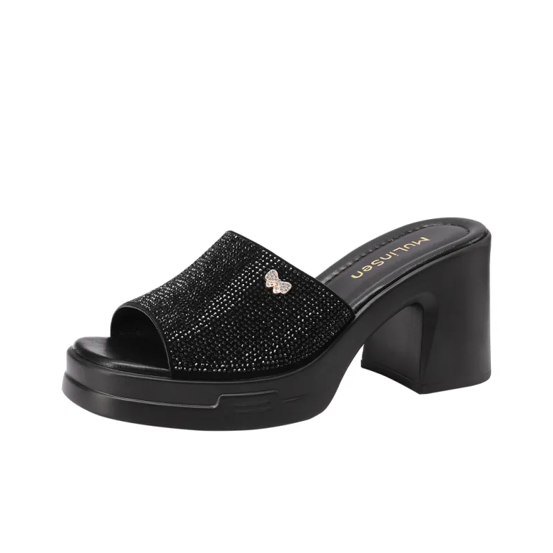 Mulinsen Abrasion Resistant Slide Slippers Women's-5