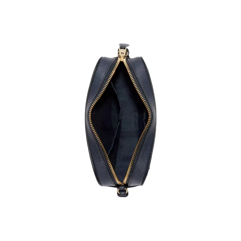 COACH Camera Leather Shoulder Bag, Camera Bag, Crossbody Bag Mini Women's Blue Black-2