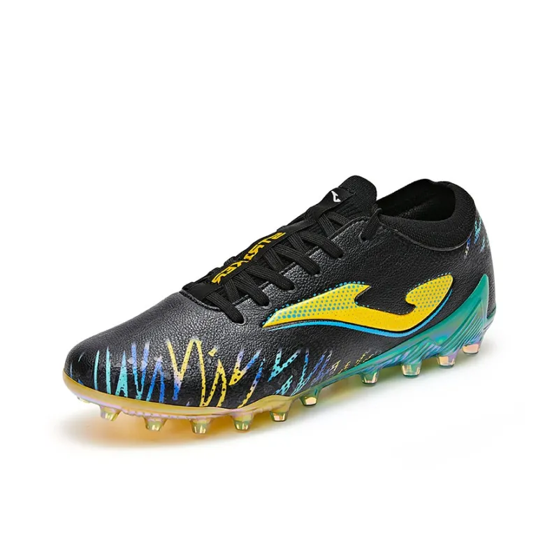 Joma Soccer Shoes Men's Black Green-2