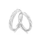 S925 Silver-Rock Flow Bond Ring 1 Pair (Couple's)