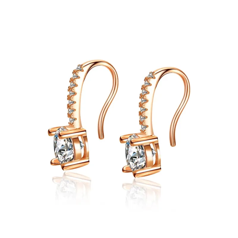 Gingerford S925 Silver Clip On Earrings Women's-1