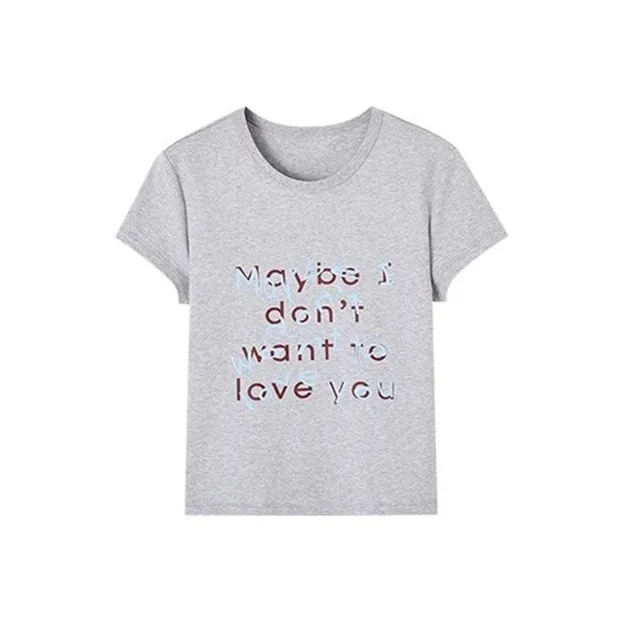 HDFULERN T Shirts Women's Gray-0