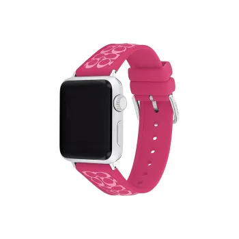 COACH Apple Compatibility Watch Band 40mm Silicone Material