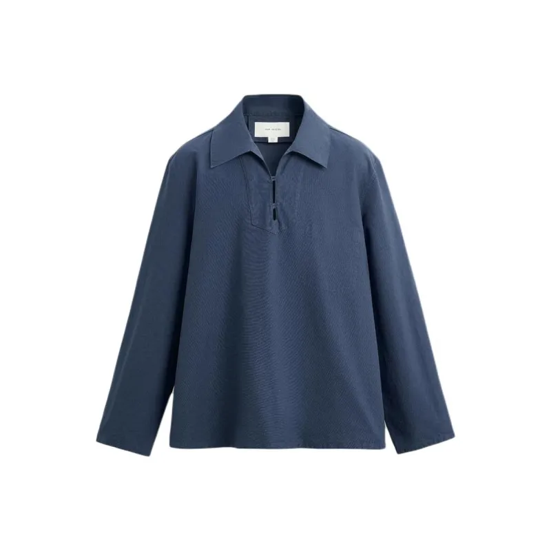 ZARA Shirts Men Light Indigo-0
