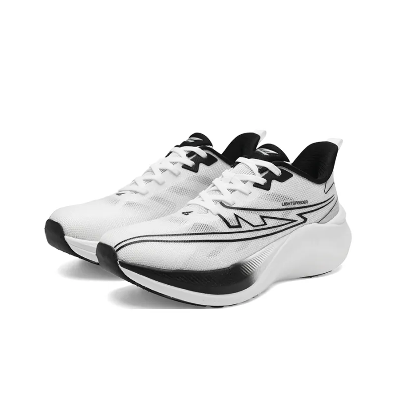 LIGHTSPEEDER Starblade Running Shoes Unisex Low Top White/Black/Green/Cyan-2