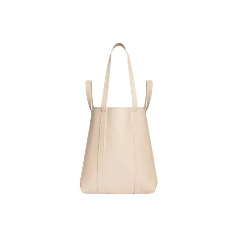 Balenciaga Everyday Grain Calfskin Tote Bag, Shopping Bag, Handbag Women's Light Beige-2