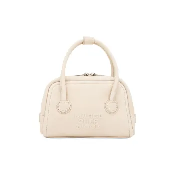 MARGESHERWOOD Nubuck Leather One Shoulder Handbag Mini Women's Ecru