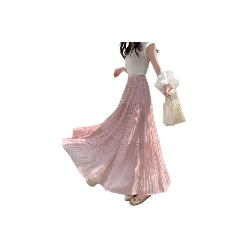 GOSO Chiffon Cake Pleated Skirt Women's-27