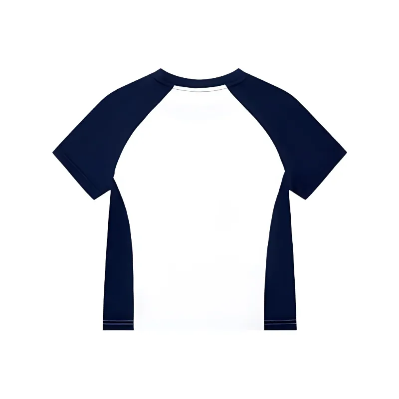 QIAODAN Dry T Shirt Women's Jordan White/Ribbon Blue-1