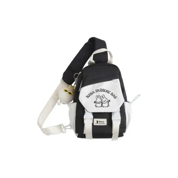Paulinka Nylon Sling Bag Regular Unisex Black/White/Pink/Green/Purple