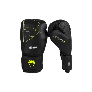 VENUM Boxing Gloves PU Training Unisex Black
