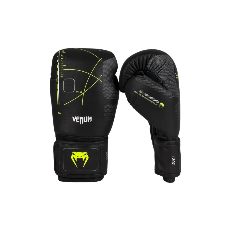 VENUM Boxing Gloves PU Training Unisex Black-0