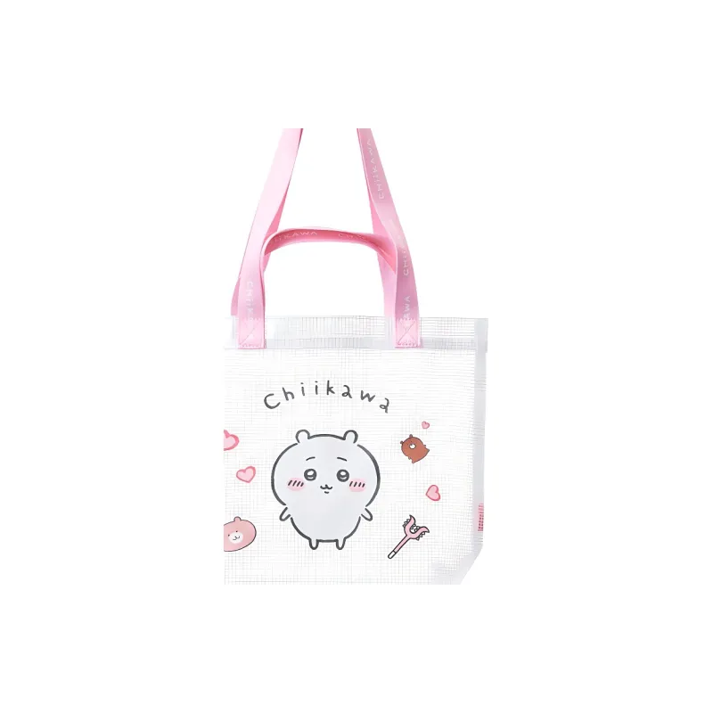 MINISO Chiikawa Collaboration PVC Gauze One Shoulder Handbag Unisex Multicolor-3