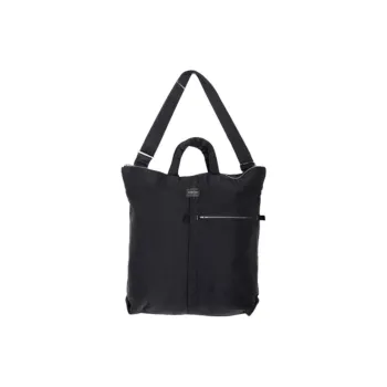PORTER Nylon Tote Bag, Shopping Bag, Shoulder Bag, Crossbody Bag, Handbag Regular Men's Black