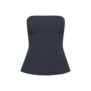ARITZIA Strapless Tops Women's Night Marine Blue