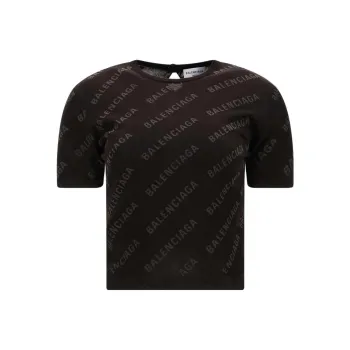 Balenciaga T Shirts Women's Brown