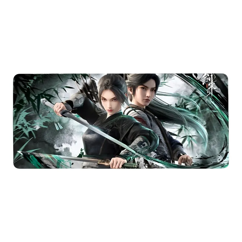 DANYIN Sword Arrives Ning Yao Extra Large Esports Computer Table Mats Anime Keyboard Mat Mouse Pads-5