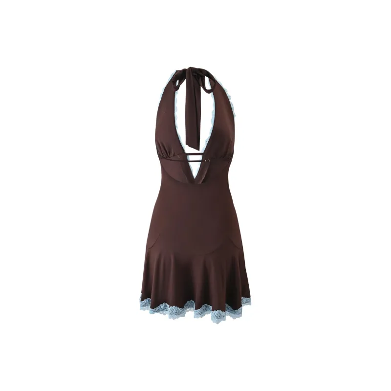 REFORMATION TALIYAH MINI DRESS Sleeveless Dress Women's-1