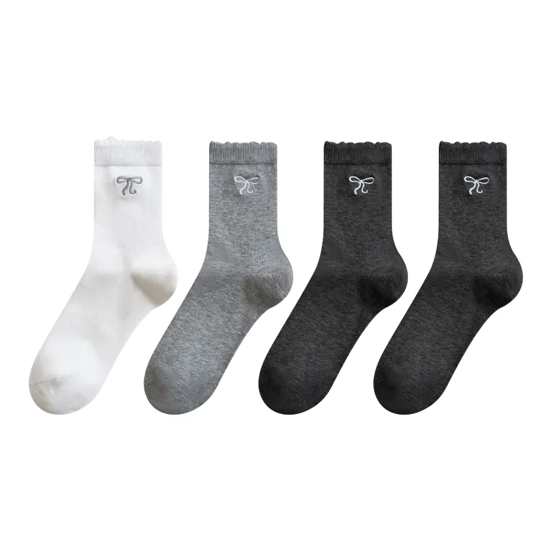 XXLLG Mid Calf Socks Women's Combo Set-1