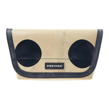 FREITAG F40 JAMIE PVC Shoulder Bag, Crossbody Bag Unisex Beige & Black