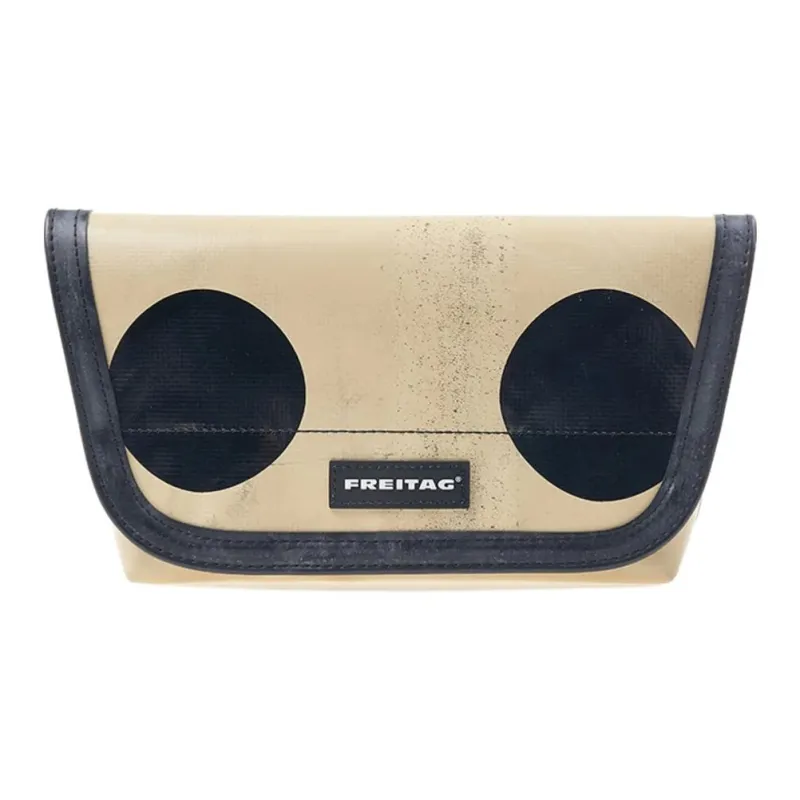 FREITAG F40 JAMIE PVC Shoulder Bag, Crossbody Bag Unisex Beige & Black-0