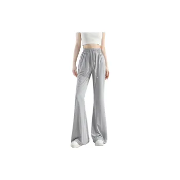 Tonlion Casual Pants Women's Light Gray
