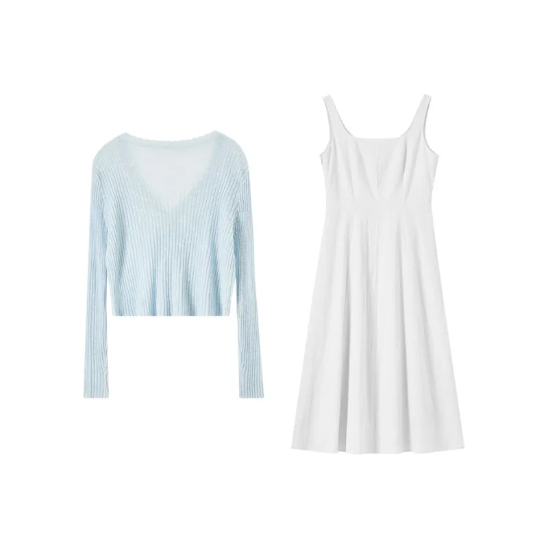 SENTUBILA Two Piece Skirt Sets Women's-3