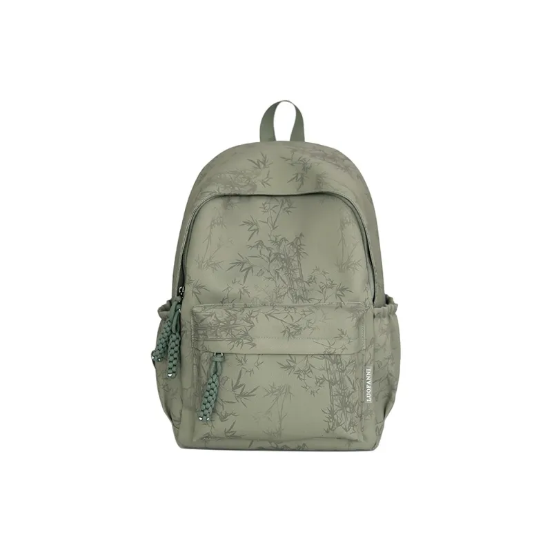 DALO Nylon Backpack Women's White/Black/Green/Blue-12