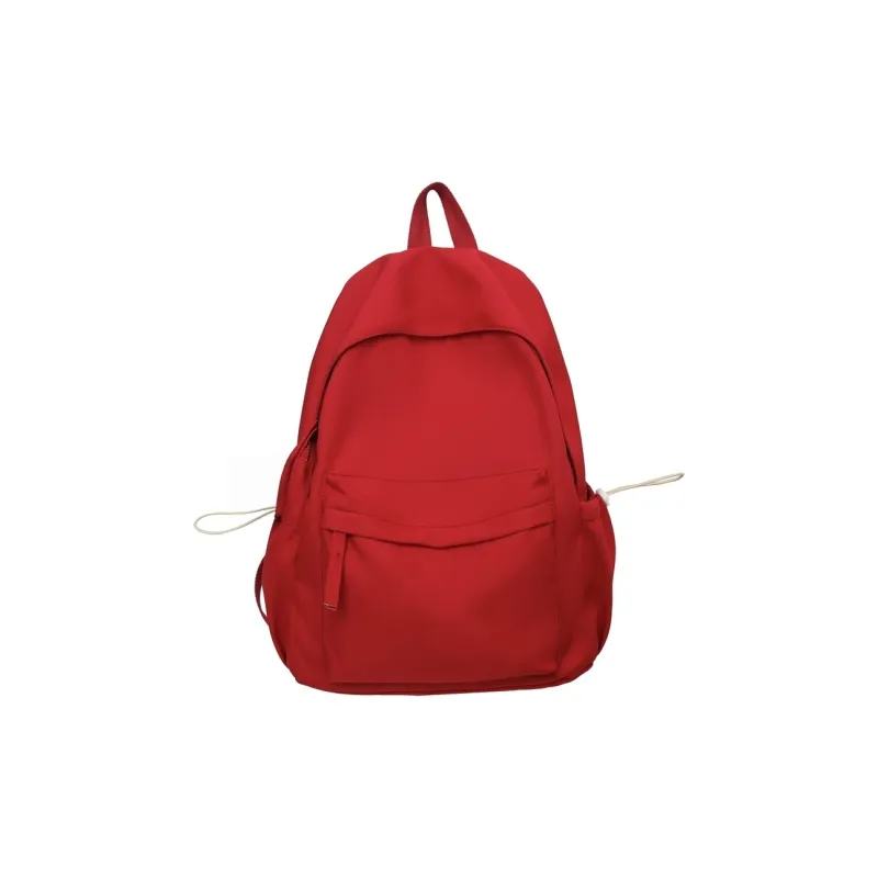 Vack Nylon Backpack Unisex Black/Red/Yellow/Blue/Pink-3
