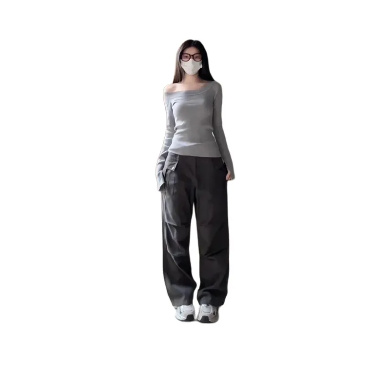 CORNILOT Cargo Pants Unisex Gray-0