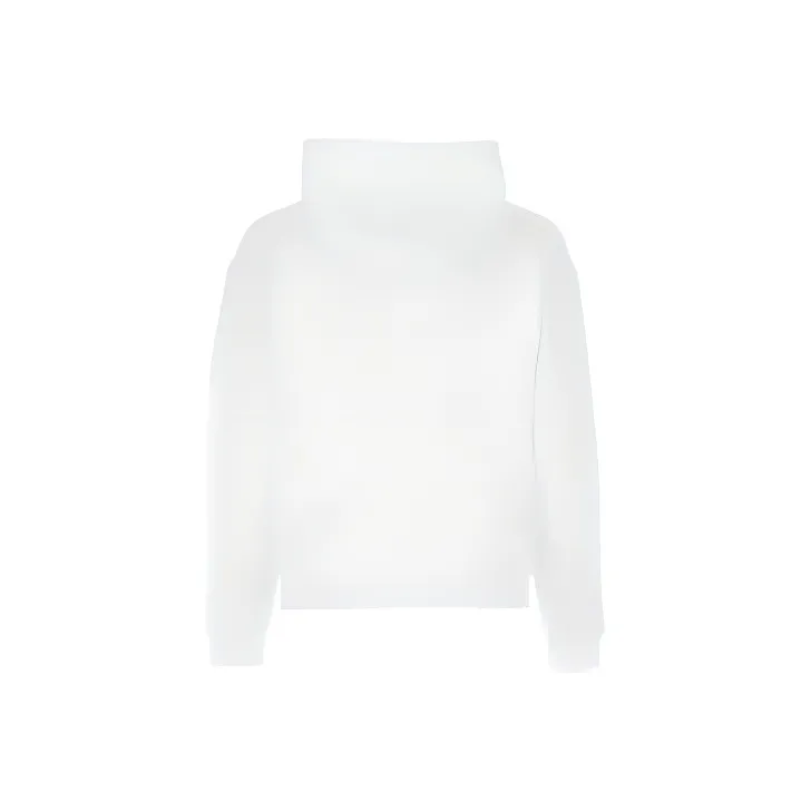 Balenciaga Logo Printed Hoodie 'White'-1