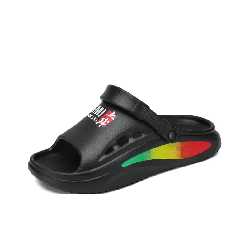 Colorful Creations EVA Quiet, Slip Resistant, Quick Dry Slide Slippers Men's-5