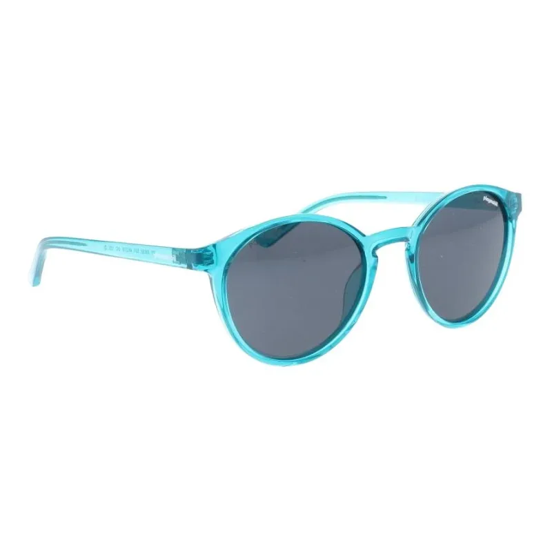 PLAYMOBIL Acetate Round Sunglasses Kids' Blue-1