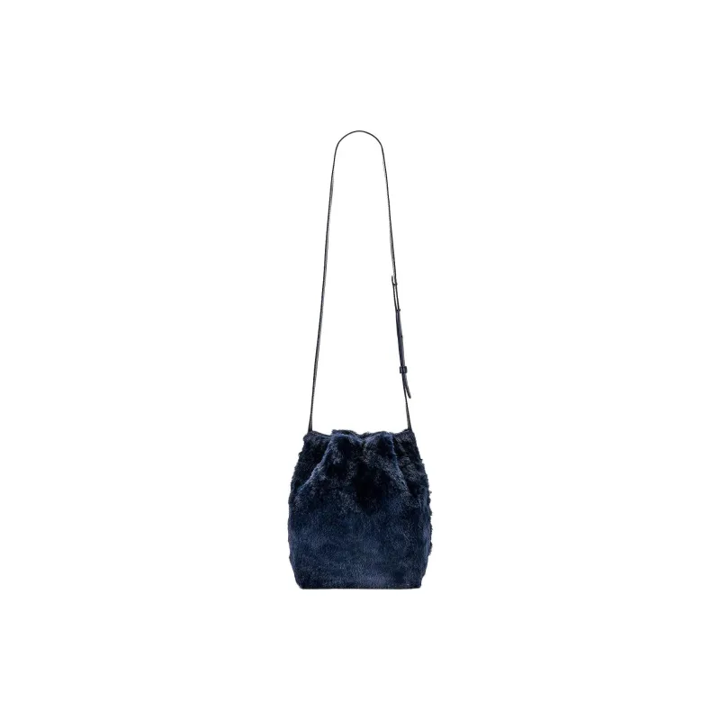 MANSUR GAVRIEL Bowknot Bucket Bag, Shoulder Bag Mini Women's Blackberry-2