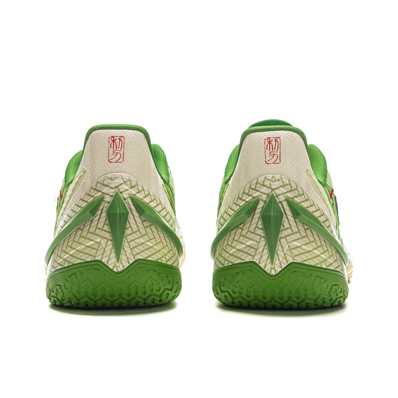 LiNing Blade 5 V2 Shock Absorbers Slip Resistant Breathable Low Top Basketball Shoes Men's Green-4