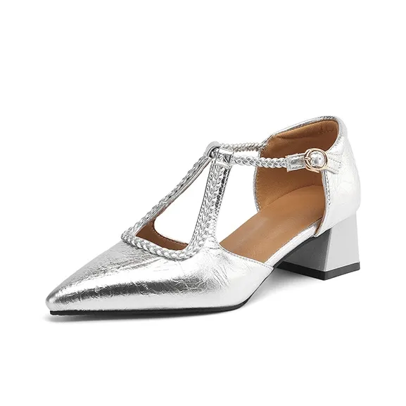 VANDEELEN High Heels Women's Black/White/Silver-0