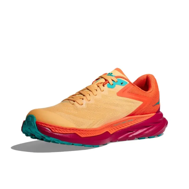HOKA ONE ONE ZINAL Anti Slip Wear Resistant Low Top Running Shoes Men's Orange-2