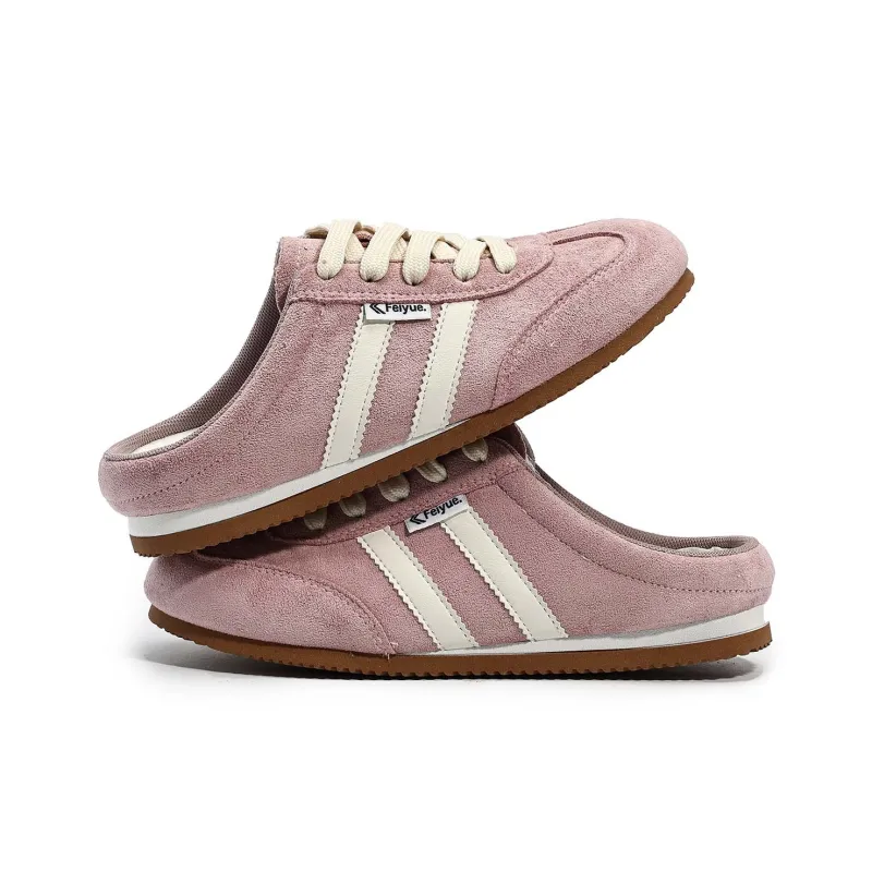 Feiyue Abrasion Resistant Slip Resistant Closed Toe Slippers Women's-7