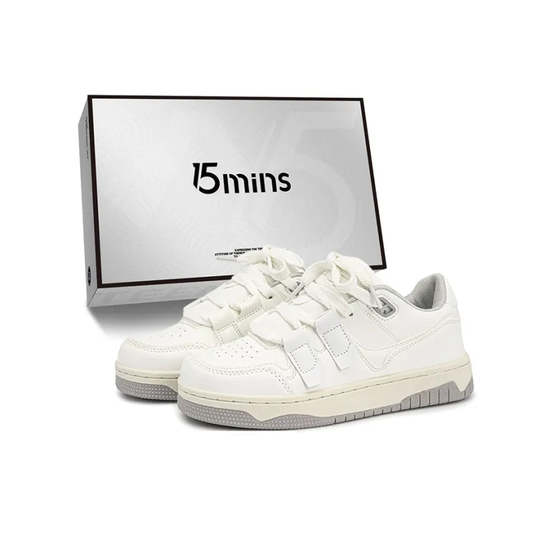 15 MINS Shock Absorbers Low Top Skateboard Shoes Unisex-5
