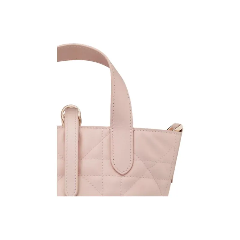 DIOR Toujours Calfskin Tote Bag, Shopping Bag, Shoulder Bag, Handbag Regular Women's Rouge Pink-5