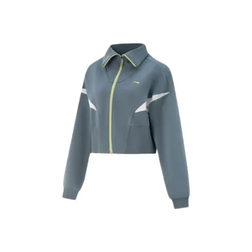 LiNing Fitness Series Sweatshirt Women's Storm Gray