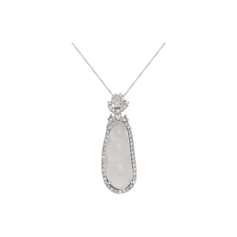 CUIYUYAWEI Chalcedony Pendants Women's-0