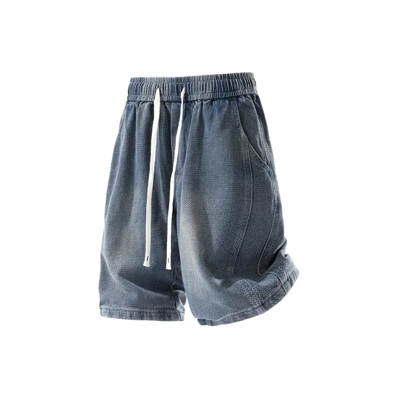 Emoji Denim Shorts Unisex-7