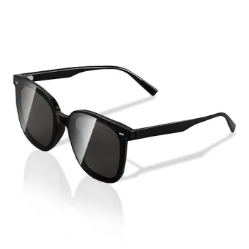 MI TR90 Square Sunglasses Unisex Black/Brown