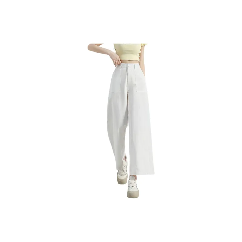 Tonlion Casual Pants Women's White-0