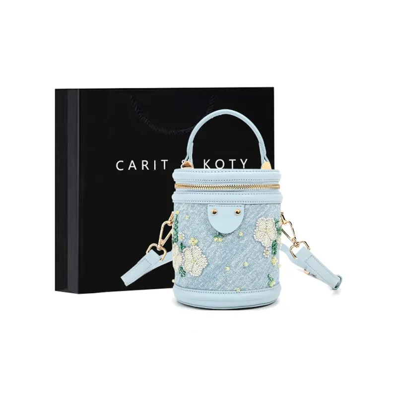Carit&Koty PU Handbag Women's Blue-0